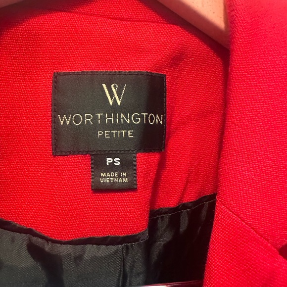 Gently Used Red Worthington Petite Small Blazer - Picture 7 of 11